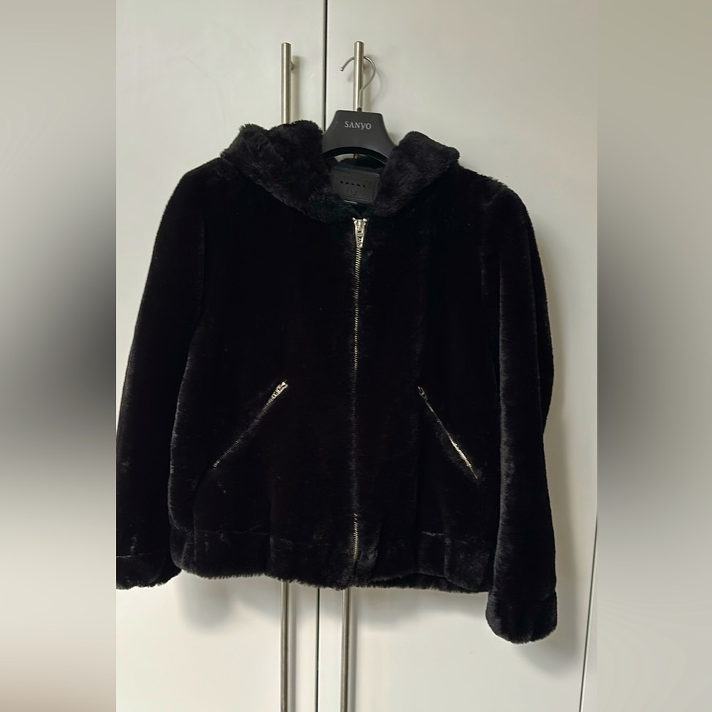 Blank NYC Black Teddy Jacket